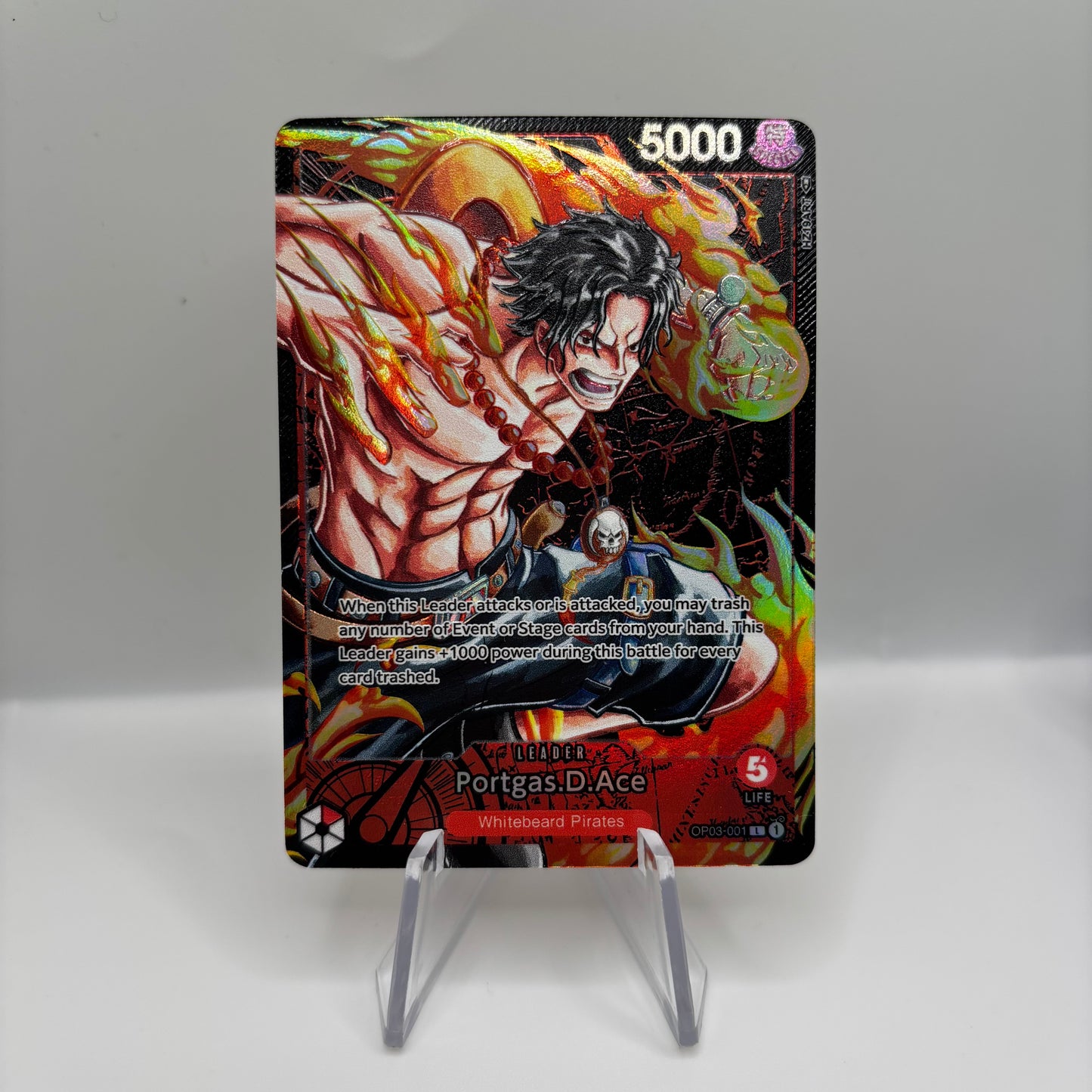 Kaizoko Kards Portagas.D.Ace OP03-001 Single Card