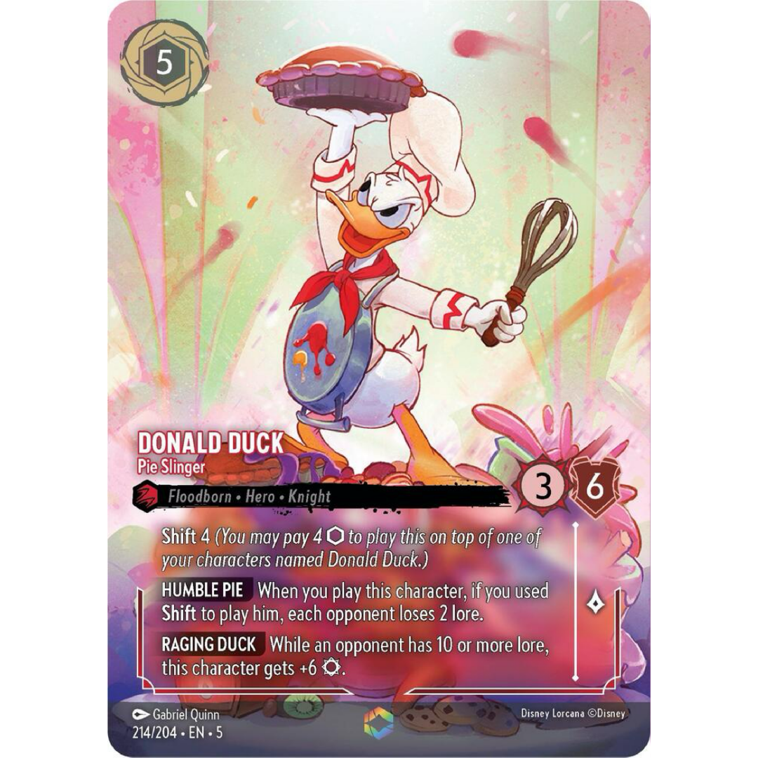 Donald Duck - Pie Slinger (Enchanted) - Shimmering Skies Single Card