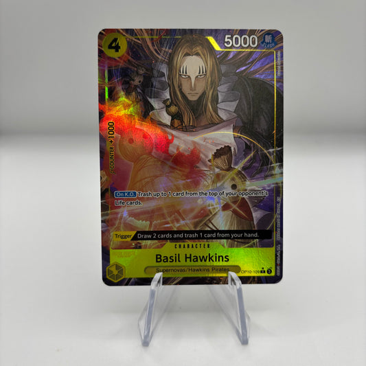 Basil Hawkins - OP10-109 (Alternate Art) - Premium Booster -The Best- Vol. 2 single card