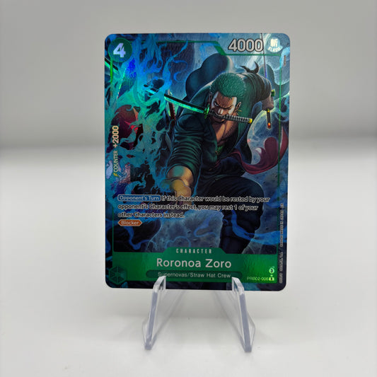 Roronoa Zoro - PRB02-006 (Alternate Art) - Premium Booster -The Best- Vol. 2 single card