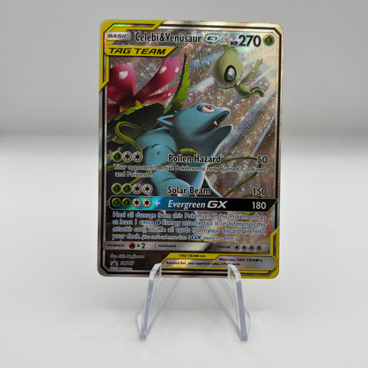 Celebi & Venusaur GX - SM167 - SM PR single card