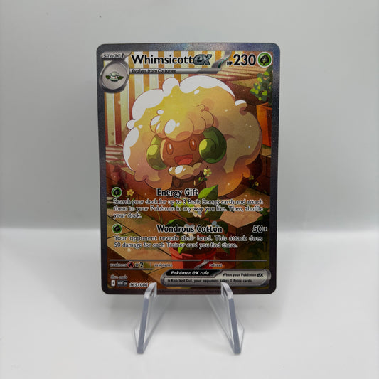 Whimsicott ex - 165/086 - SV: White Flare Single Card