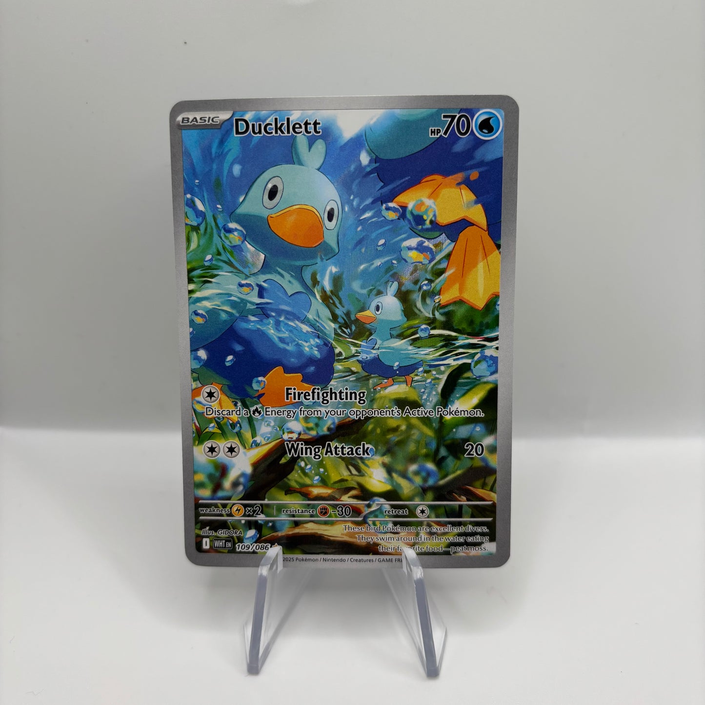 Ducklett - 109/086 - SV: White Flare Single Card