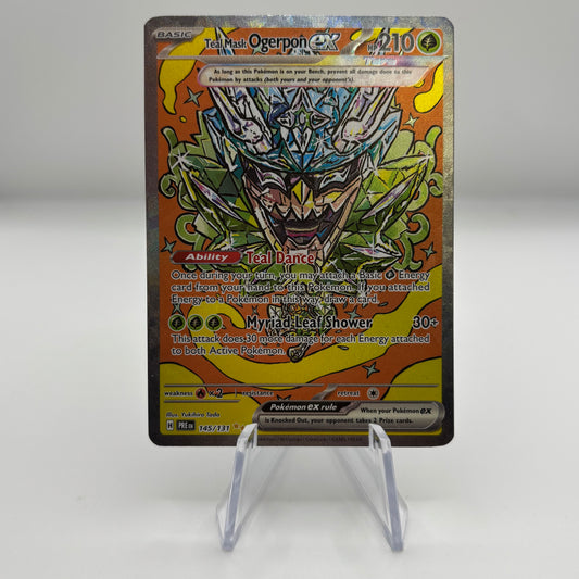 Teal Mask Ogerpon ex - 145/131 - SV: Prismatic Evolutions single card