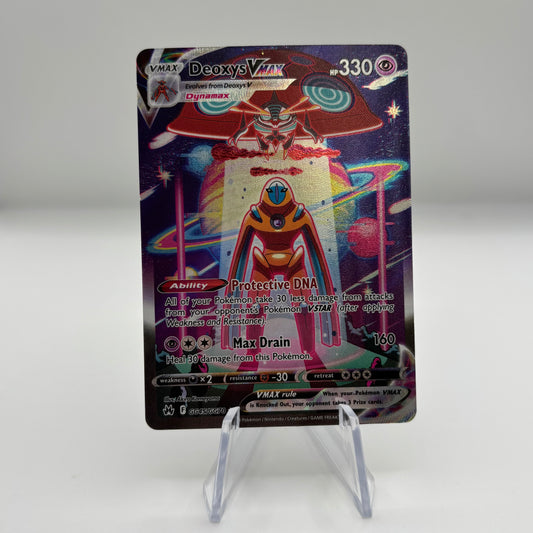 Deoxys VMAX - Crown Zenith: Galarian Gallery single card