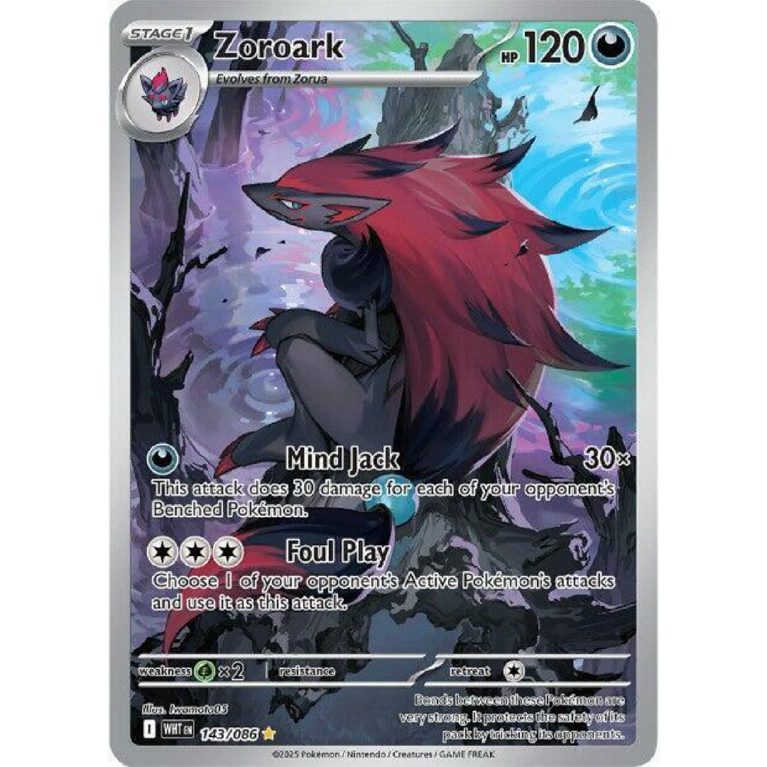 Zoroark - 143/086 - SV: White Flare single card