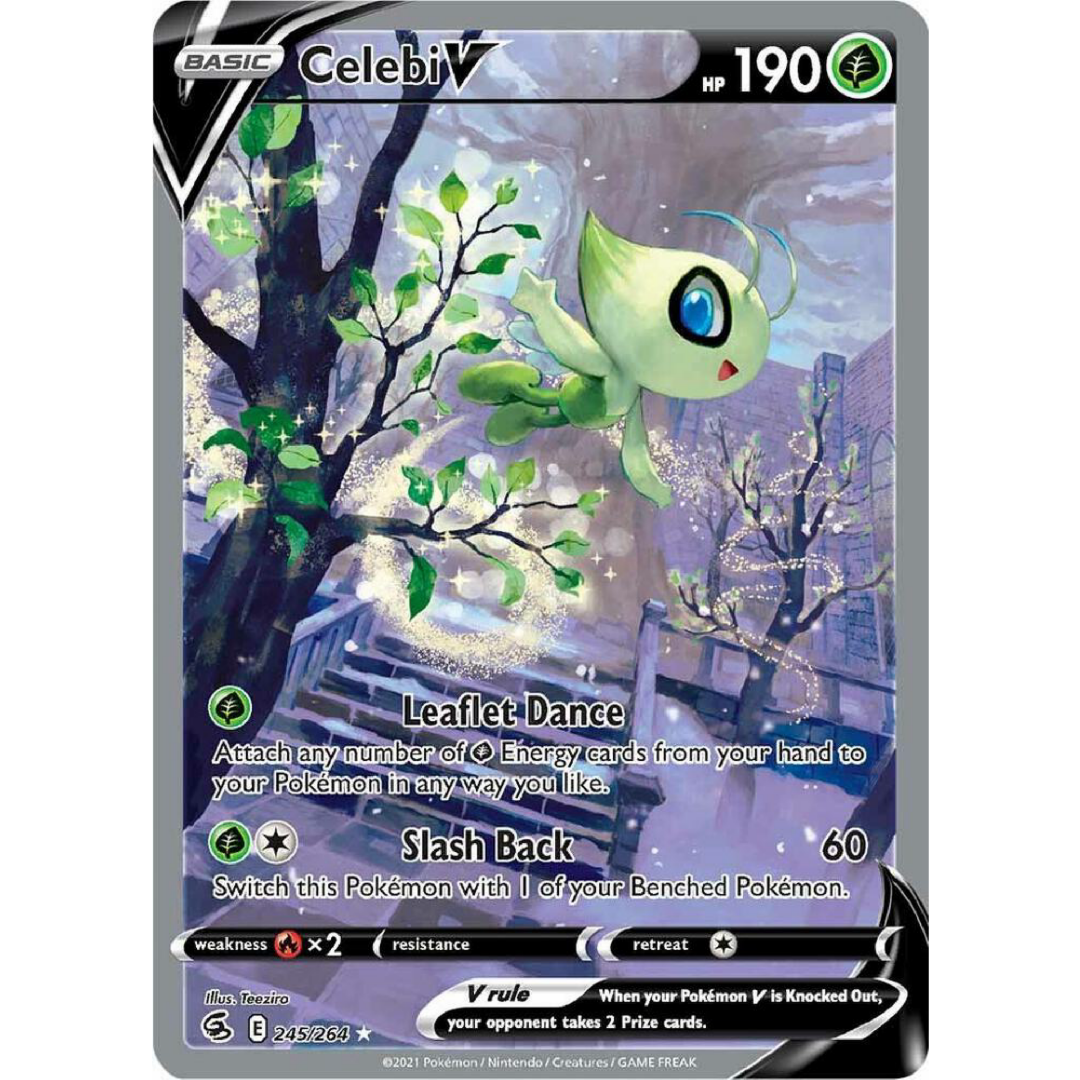 Celebi V (Alternate Full Art) - SWSH08: Fusion Strike single card