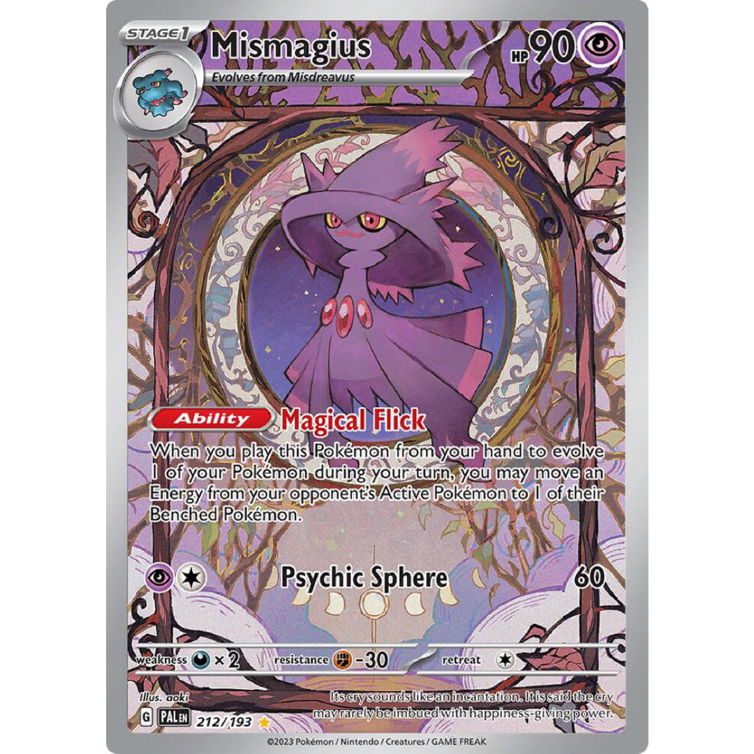 Mismagius - 212/193 - SV02: Paldea Evolved single card