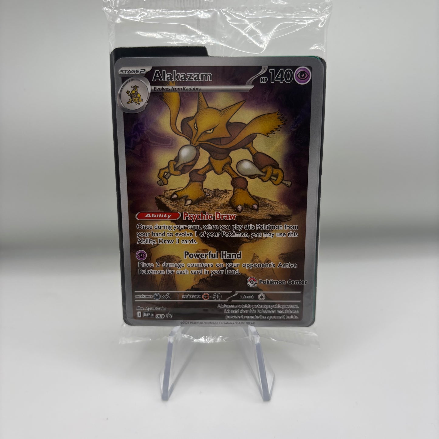 Alakazam - 009 (Pokemon Center Exclusive) - ME: Mega Evolution Promo
