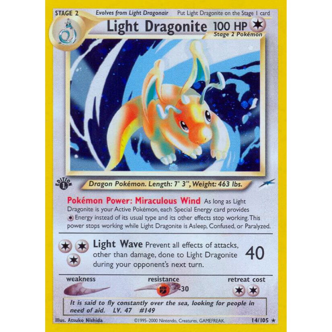 Light Dragonite - Neo Destiny single card