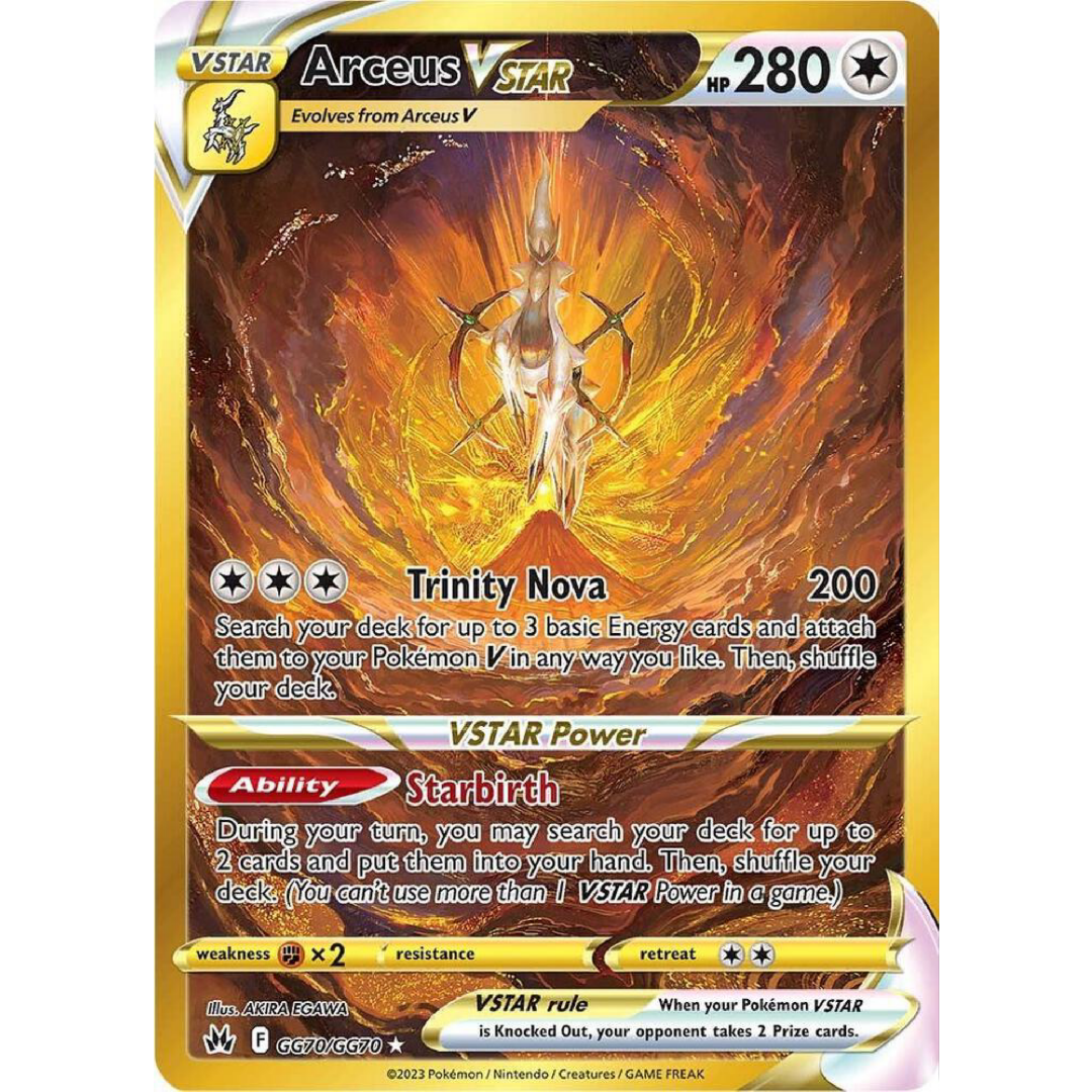 Arceus VSTAR (Secret) - Crown Zenith: Galarian Gallery single card