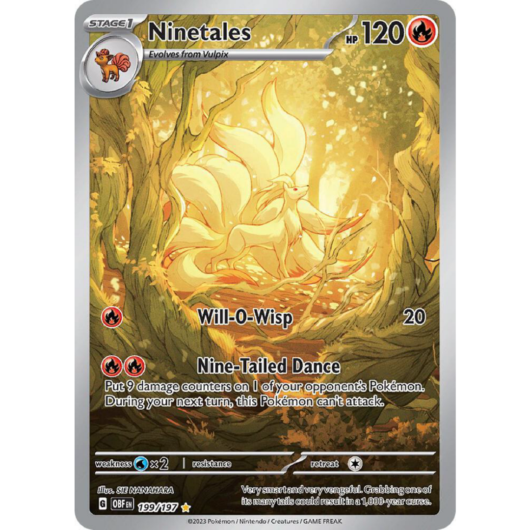 Ninetales -199/197 - SV03: Obsidian Flames Single Card