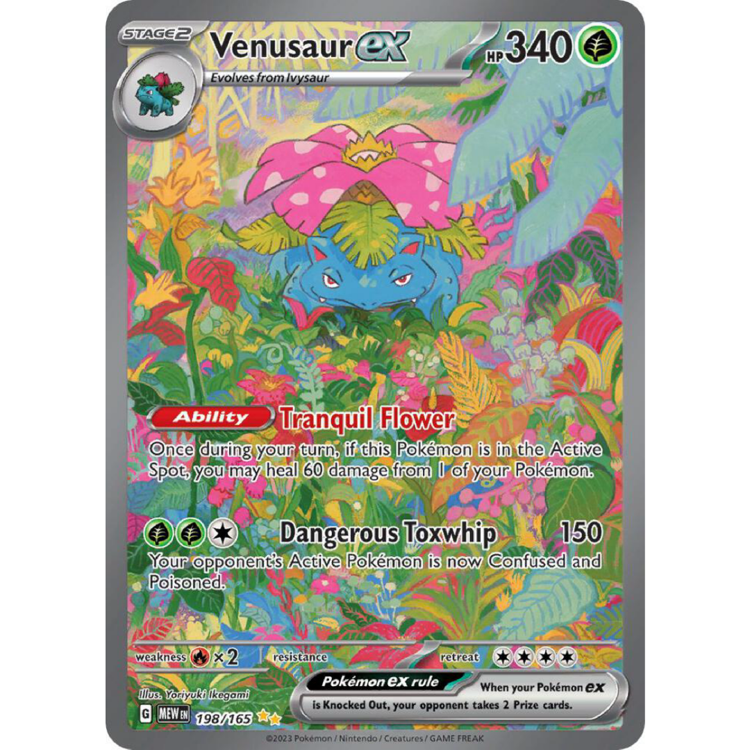 Venusaur ex - 198/165 - SV: Scarlet & Violet 151 Single Card