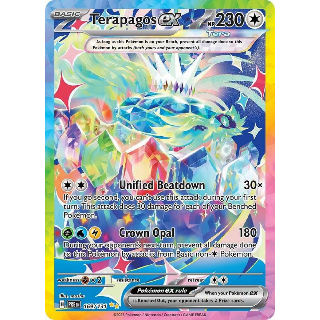 Terapagos ex - 169/131 - SV: Prismatic Evolutions Single Card