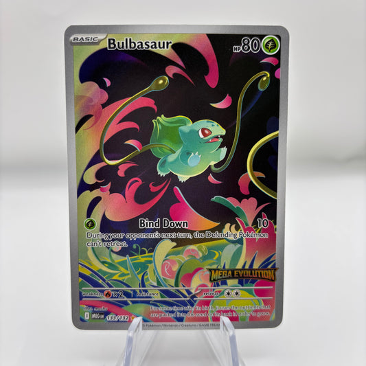 Bulbasaur - 133/132 (Mega Evolution Stamped) single card