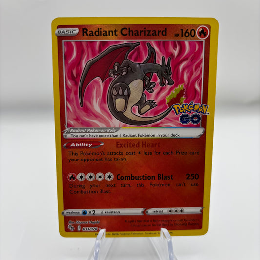 Radiant Charizard - Pokemon GO single card