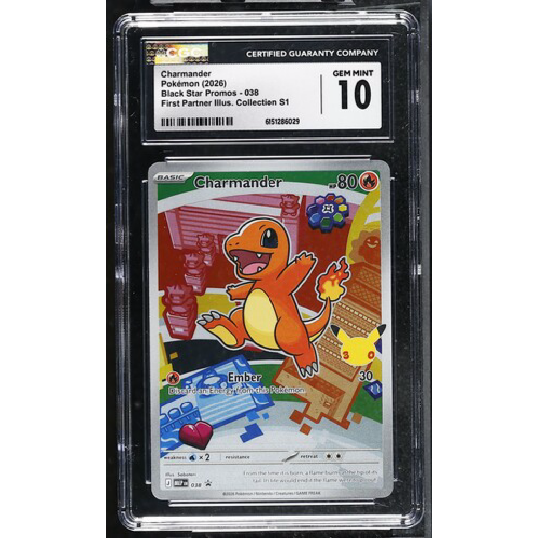 Charmander PR 038 CGC GEM MINT 10