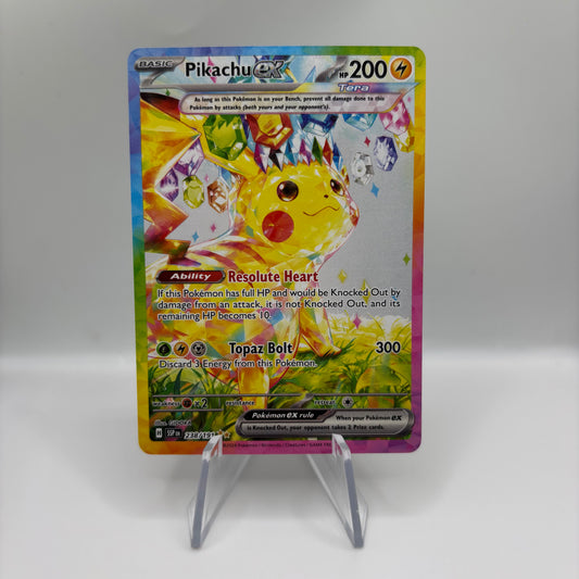 Pikachu ex - 238/191 - SV08: Surging Sparks Single Card