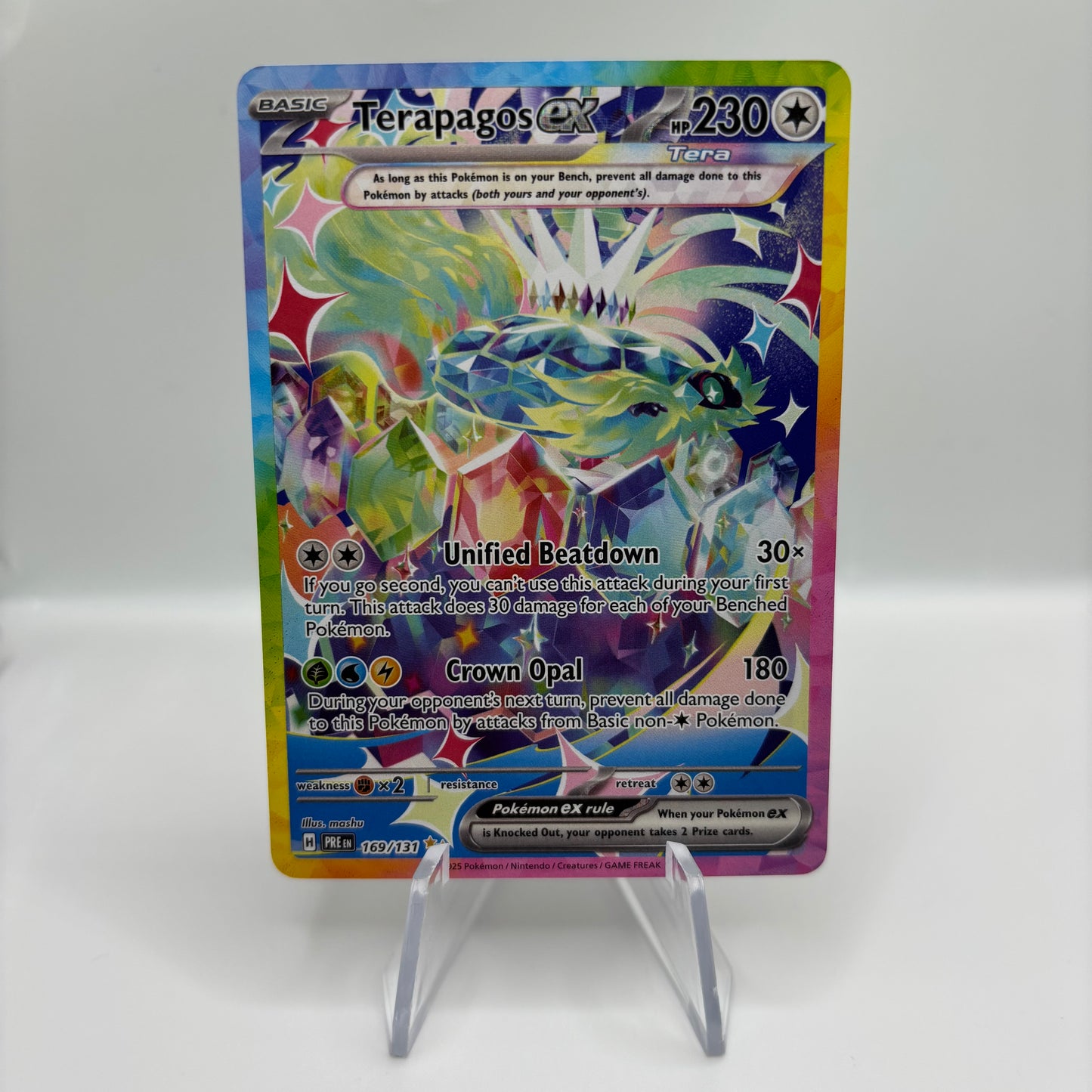Terapagos ex - 169/131 - SV: Prismatic Evolutions Single Card
