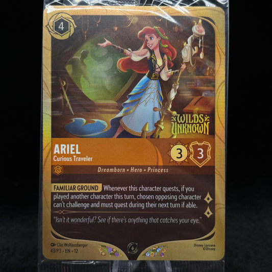 Ariel - Curious Traveler - Disney Lorcana *Sealed* PR Single Card