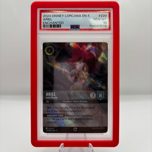 2024 DISNEY LORCANA EN 4-URSULA'S RETURN #220 ARIEL ENCHANTED