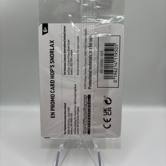 Hop's Snorlax - 117/159 (GameStop) (Cosmos Holo) - Miscellaneous Cards & Products Single Card