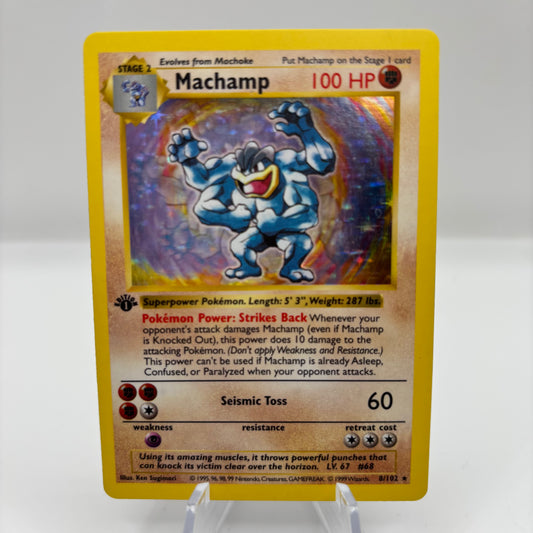 Machamp - 8/102 (Base Set Shadowless) single card