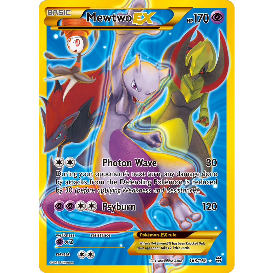 Mewtwo EX (163 Secret Full Art) - XY - BREAKthrough Single Card