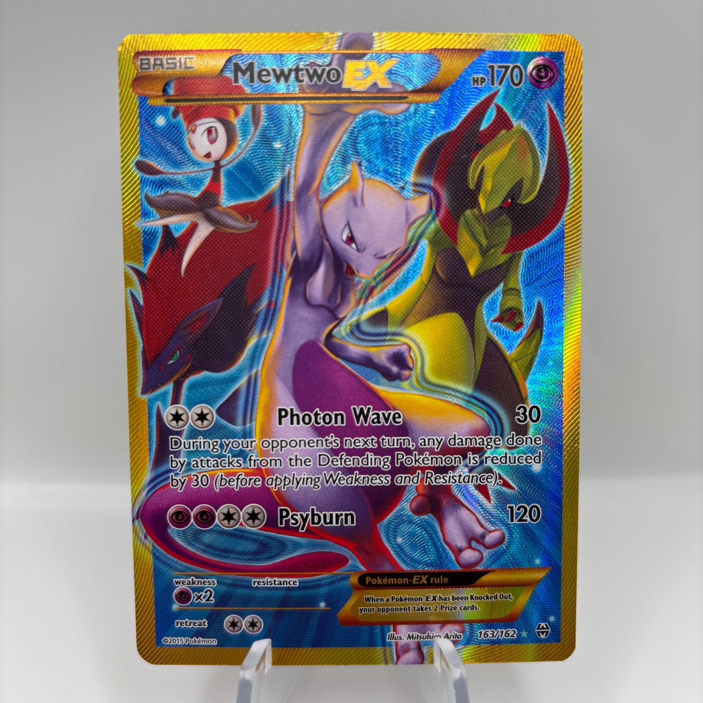 Mewtwo EX (163 Secret Full Art) - XY - BREAKthrough Single Card