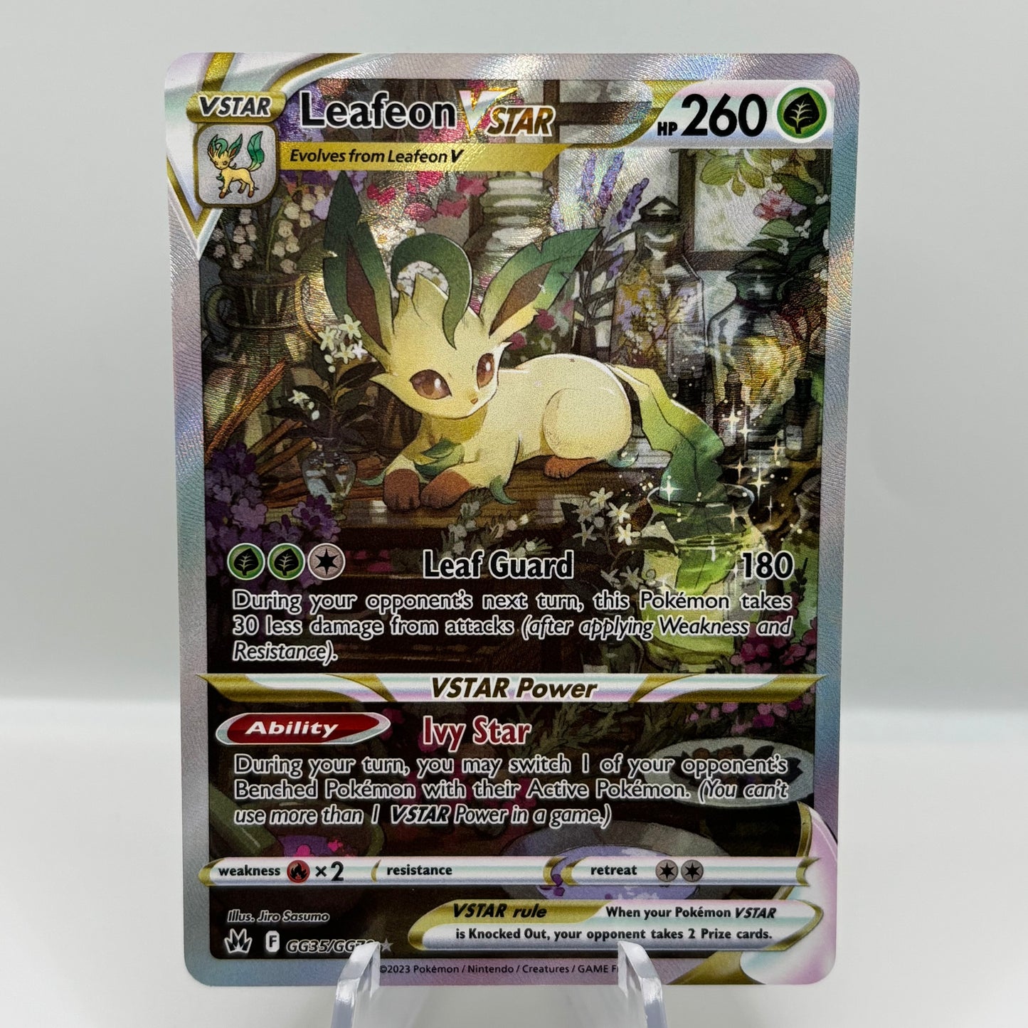 Leafeon VSTAR - Crown Zenith: Galarian Gallery Single Card