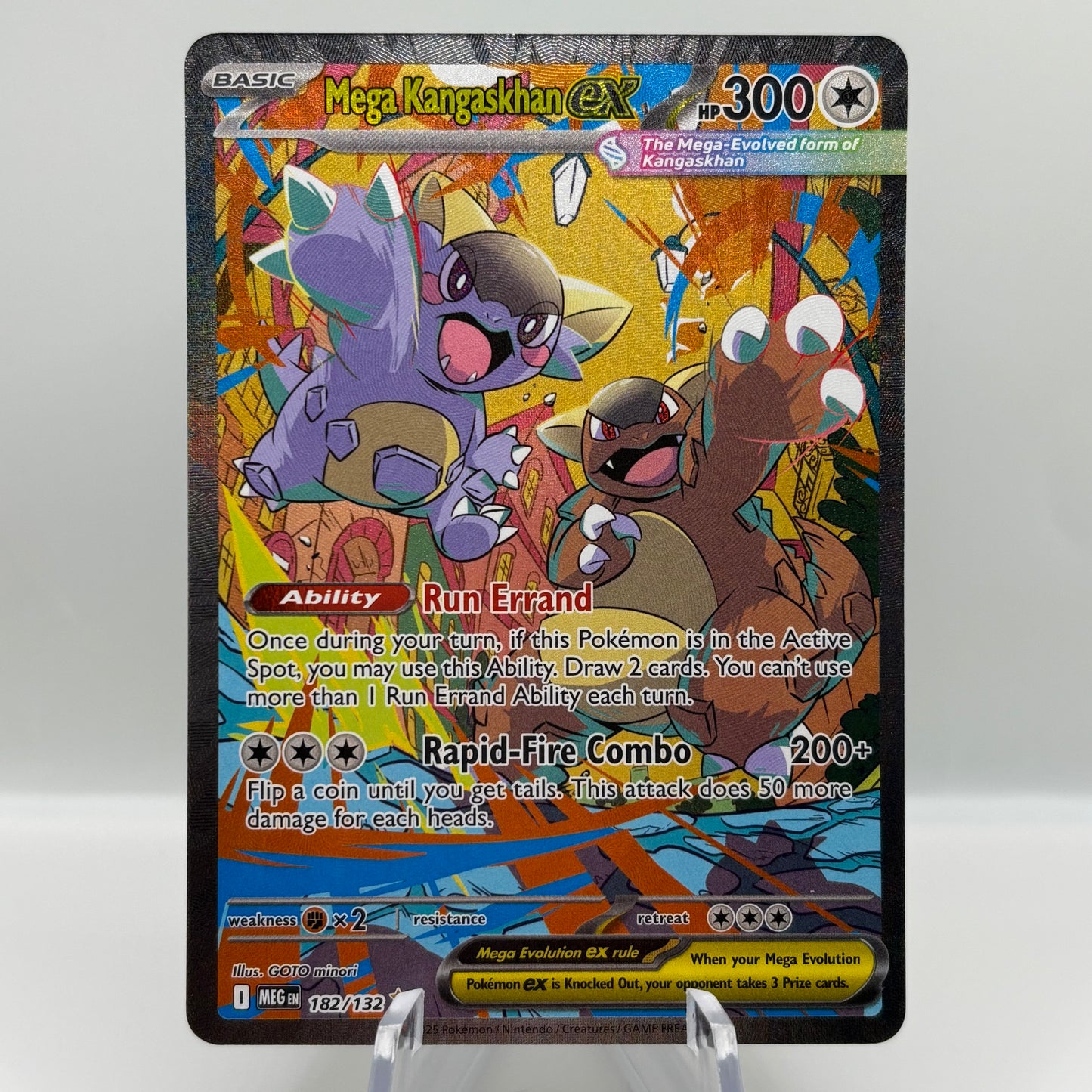 Mega Kangaskhan ex - 182/132 - ME01: Mega Evolution Single Card