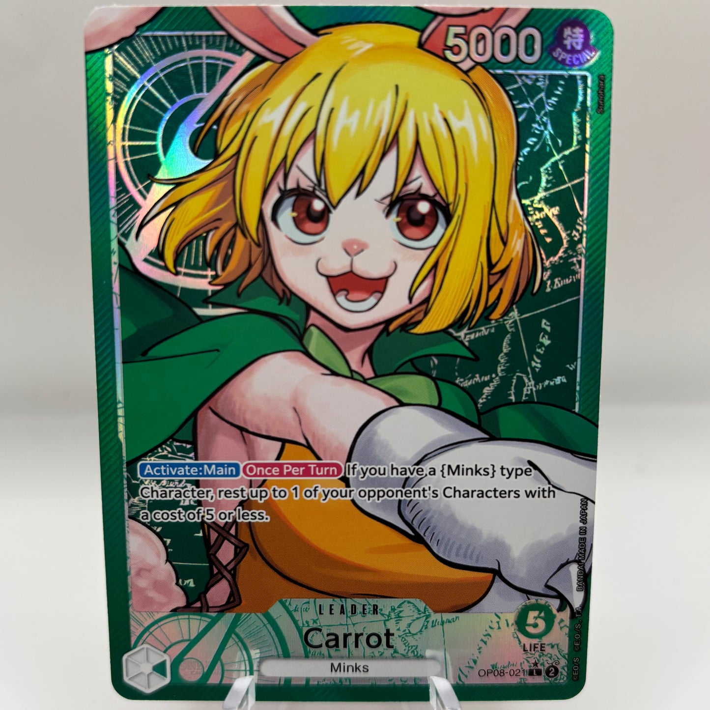 Carrot (021) (Parallel) - Two Legends (OP08) single card