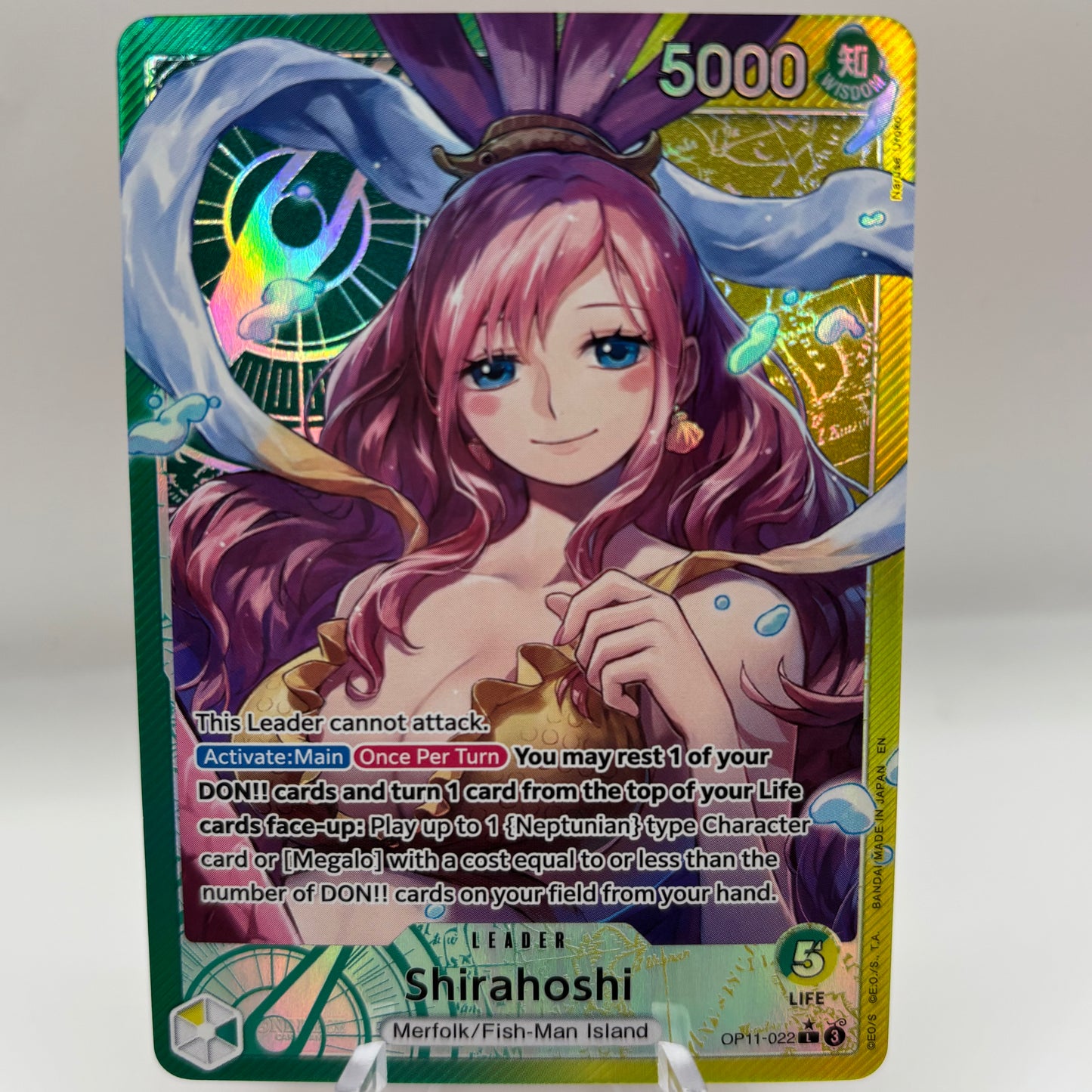 Shirahoshi (022) (Alternate Art) - A Fist of Divine Speed (OP11) single card