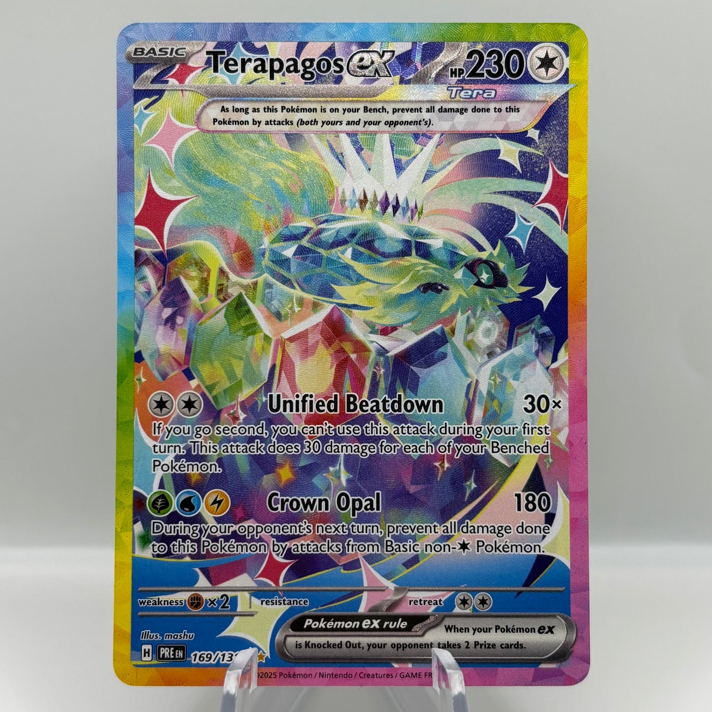 Terapagos ex - 169/131 - SV: Prismatic Evolutions Single Card