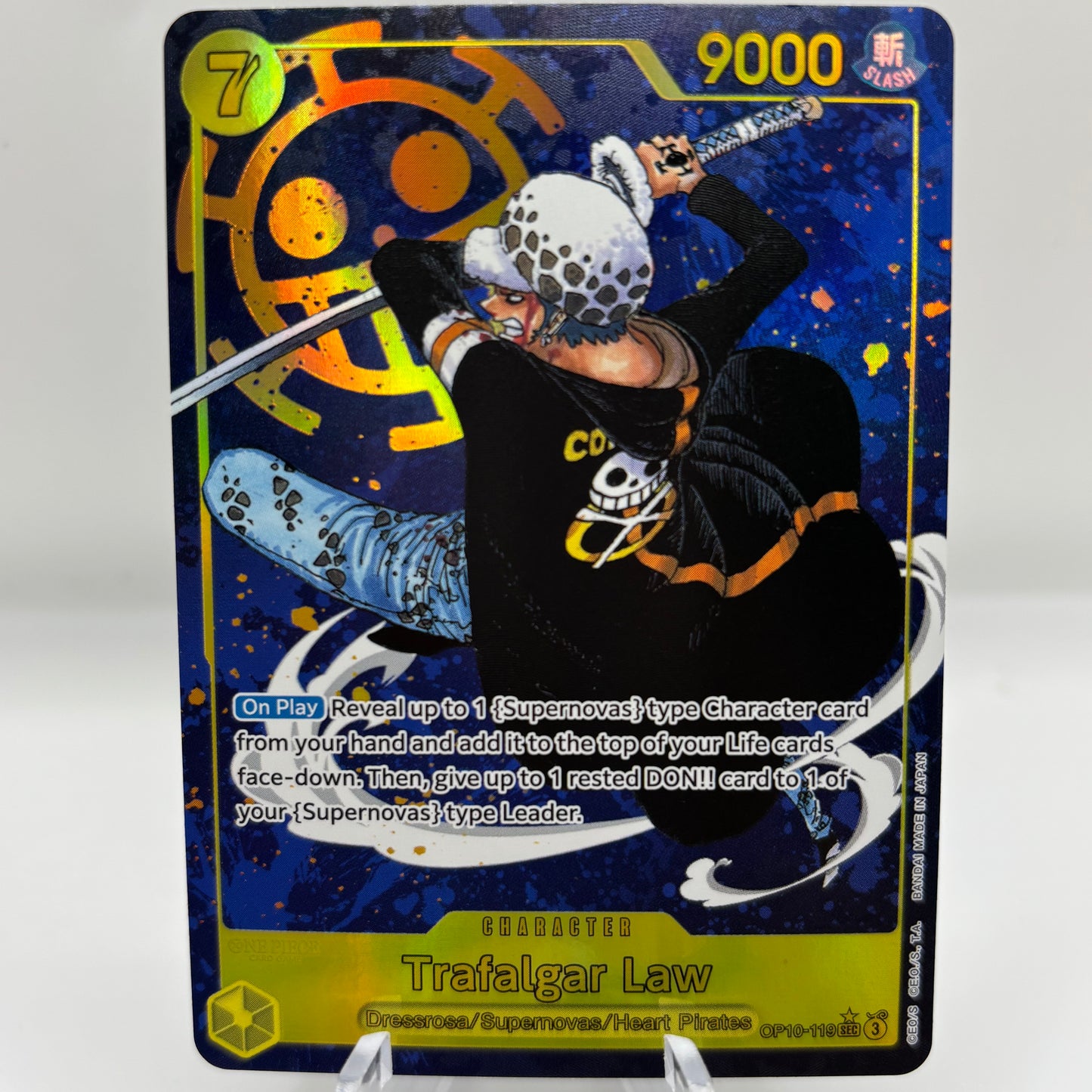 Trafalgar Law (119) (Parallel) - Royal Blood (OP10) single card