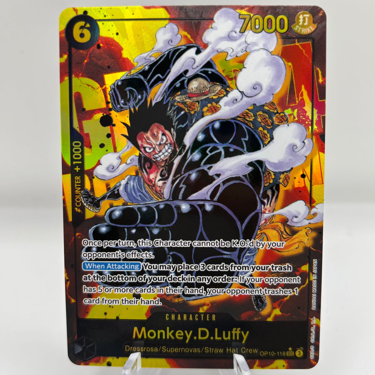 Monkey.D.Luffy (118) (Parallel) - Royal Blood (OP10) single card