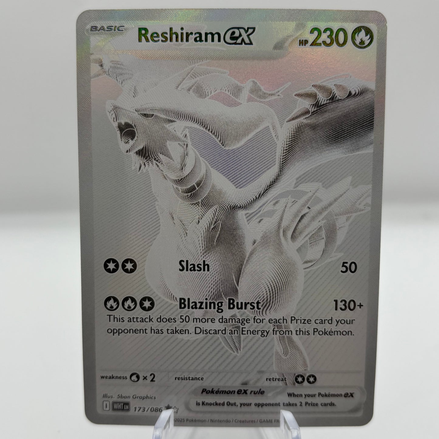 Reshiram ex - 173/086 - SV: White Flare single card
