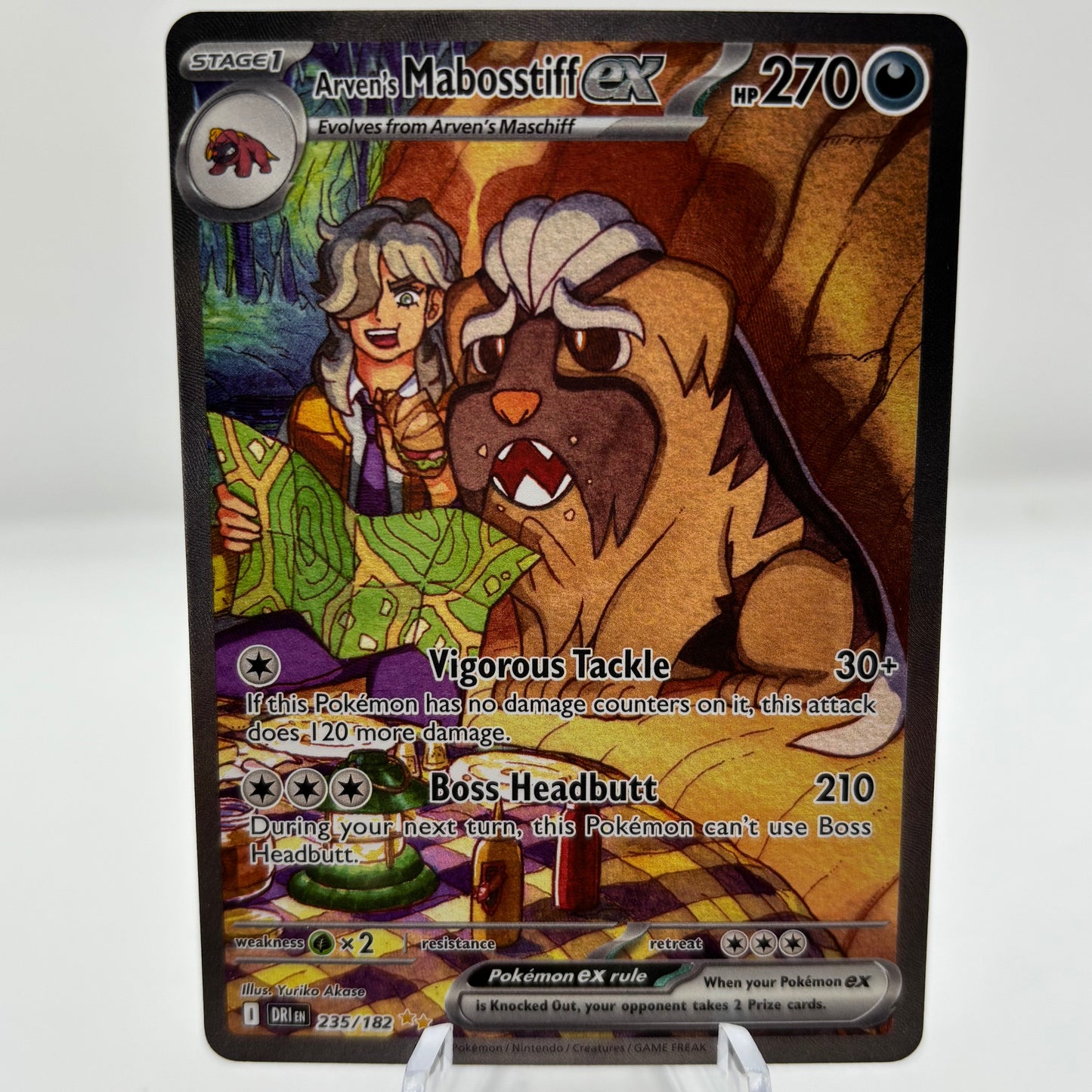 Arven's Mabosstiff ex - 235/182 - SV10: Destined Rivals single card