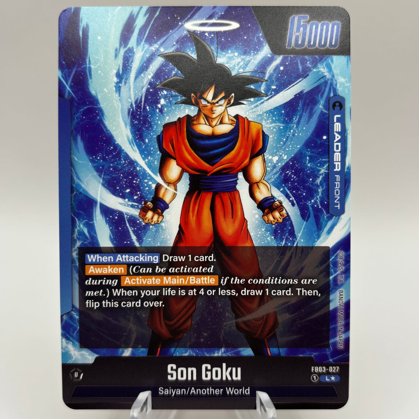 Son Goku - FB03-027 (Alternate Art) - Raging Roar Single Card