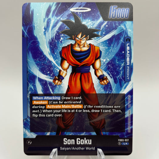 Son Goku - FB03-027 (Alternate Art) - Raging Roar Single Card