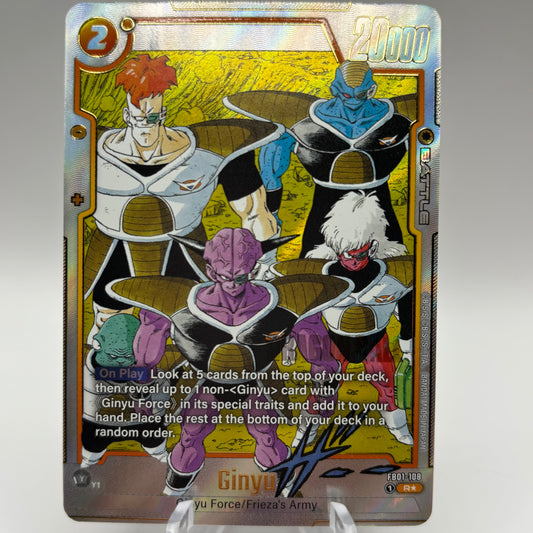 Ginyu - FB01-108 (Alternate Art) - Manga Booster 02 Single Card