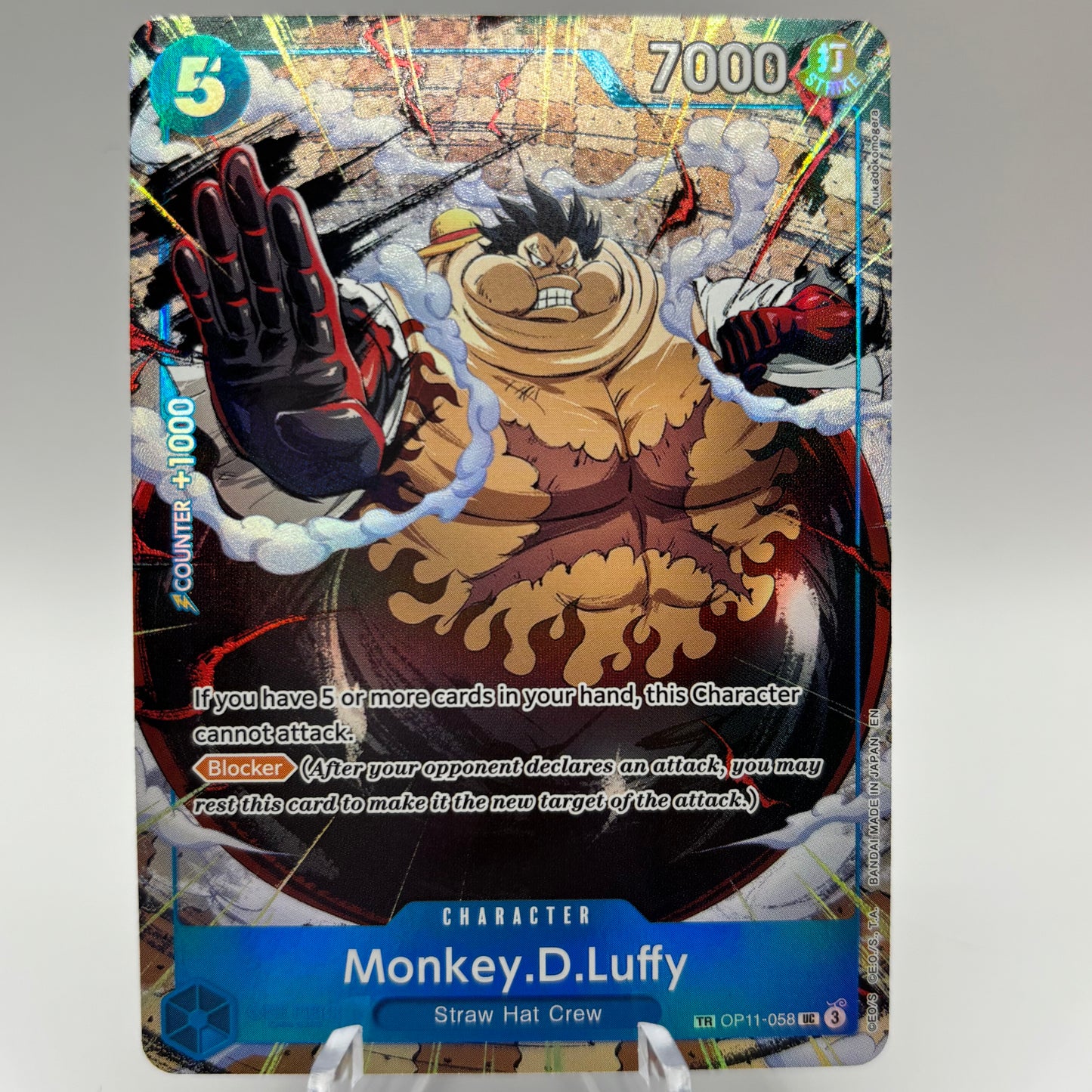 Monkey.D.Luffy - OP11-058 (TR) - Carrying On His Will Single Card