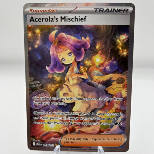 Acerola's Mischief - 183/132 - ME01: Mega Evolution single card