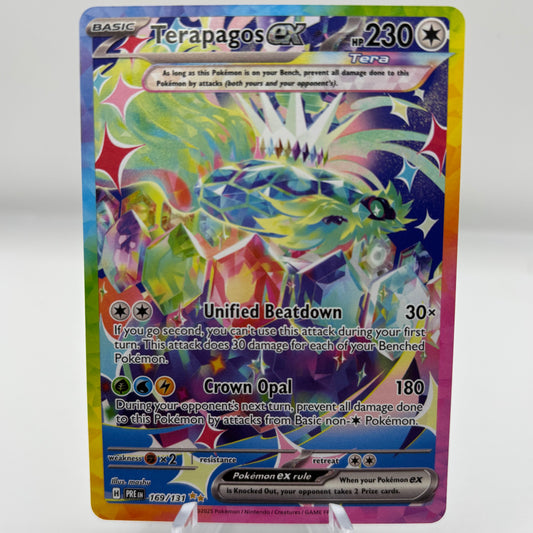Terapagos ex - 169/131 - SV: Prismatic Evolutions single card