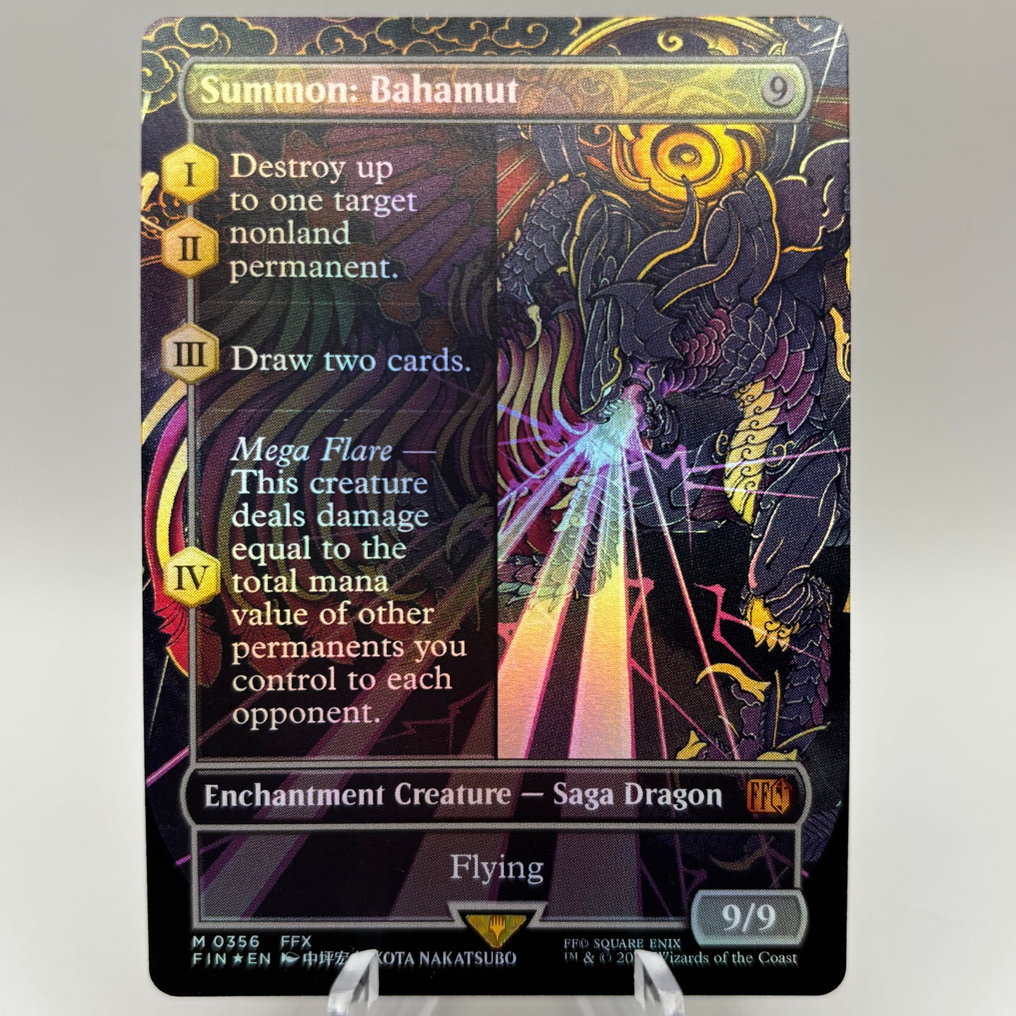 Summon: Bahamut (Borderless) - FINAL FANTASY Single Card