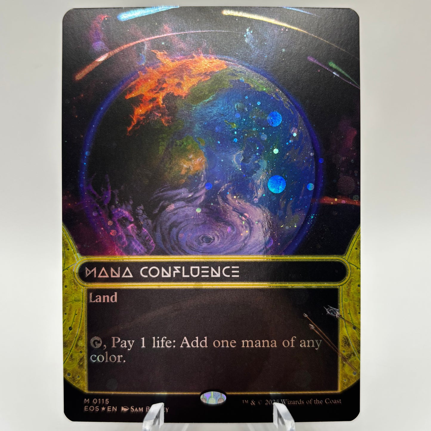 Mana Confluence (0115) (Borderless) (Galaxy Foil) - Edge of Eternities: Stellar Sights Single Card