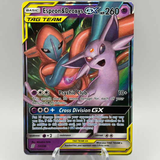 Espeon & Deoxys GX - SM - Unified Minds Single Card
