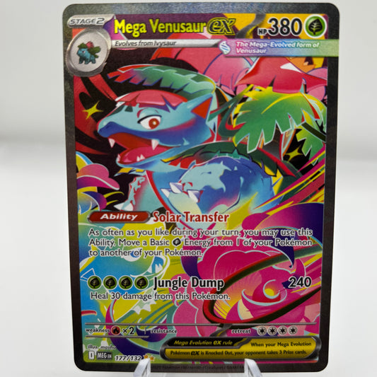 Mega Venusaur ex - 177/132 - ME01: Mega Evolution single card
