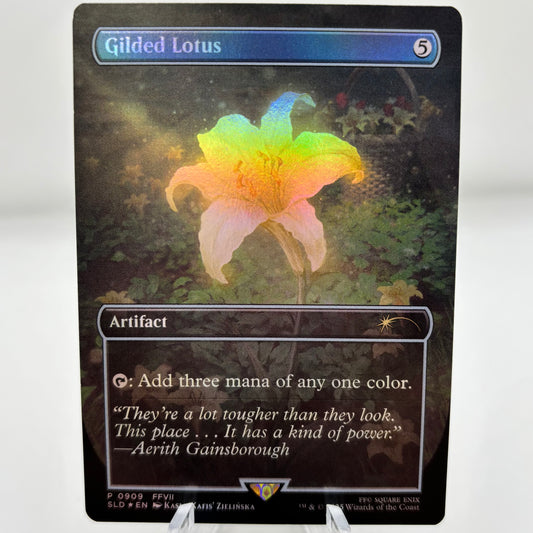 Gilded Lotus (Rainbow Foil) (909) - Secret Lair Drop Series single card