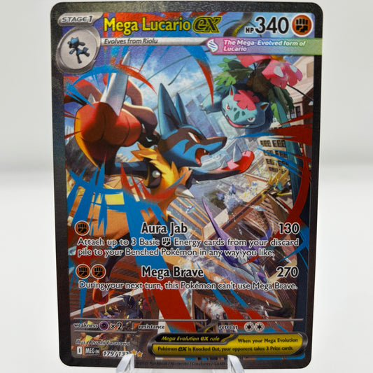 Mega Lucario ex - 179/132 - Mega Evolution single card